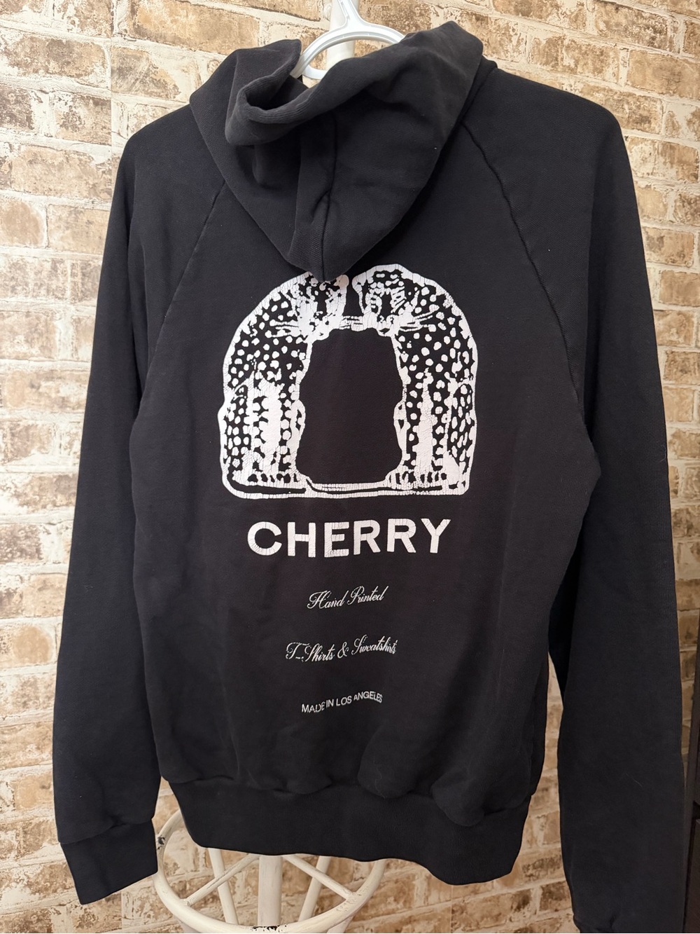 CHERRY Los Angeles Black Leopard Hoodie